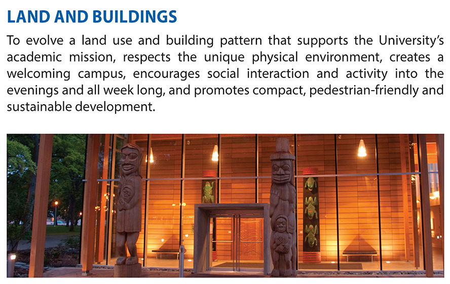 goal lands and building